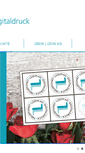 Mobile Screenshot of digitaldruck.luedin.ch